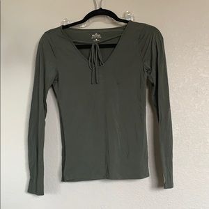 green HOLLISTER long sleeve